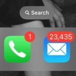 Why does unread email cause anxiety in some people?